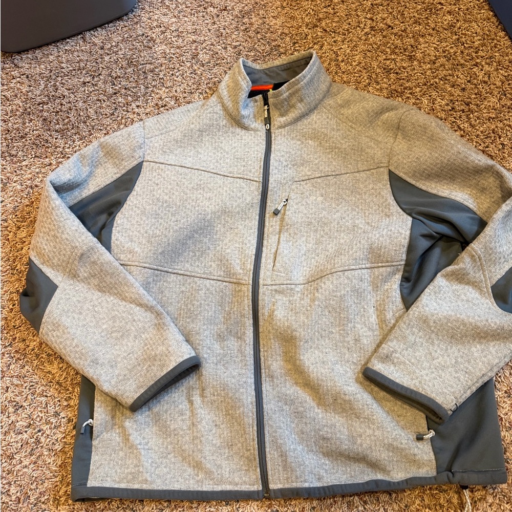 Koppen Gray Full-Zip Performance Jacket